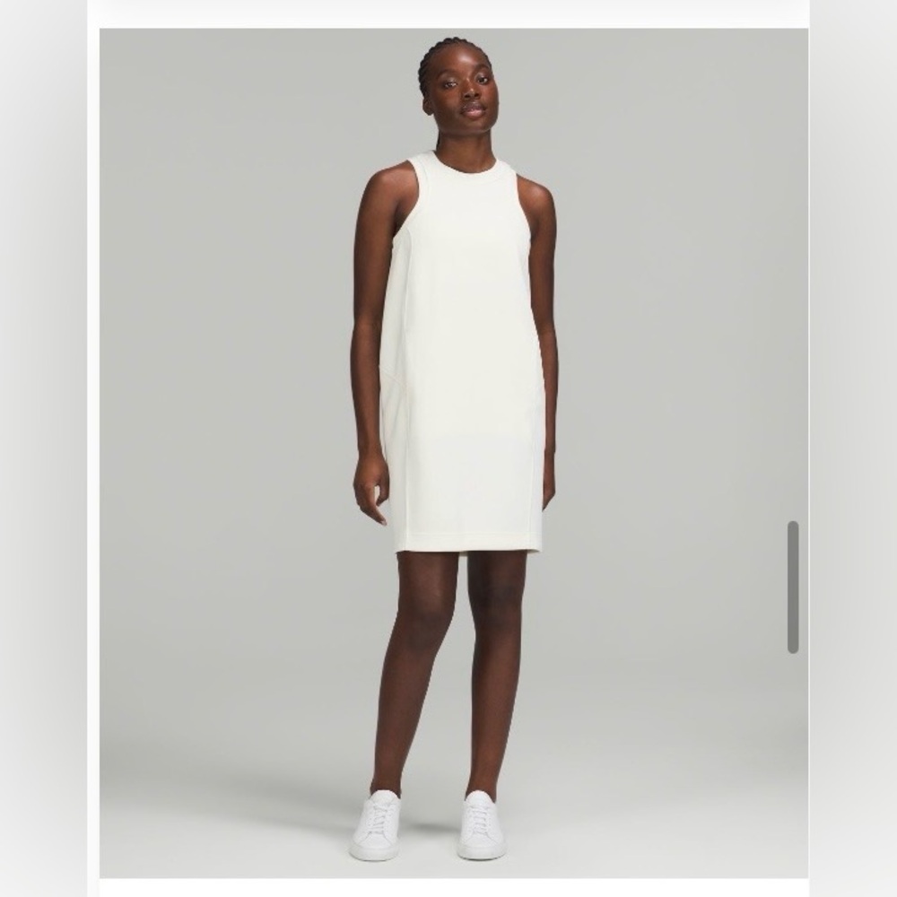 Lululemon Athletica White/Cream colored Softstreme dress - Size 10